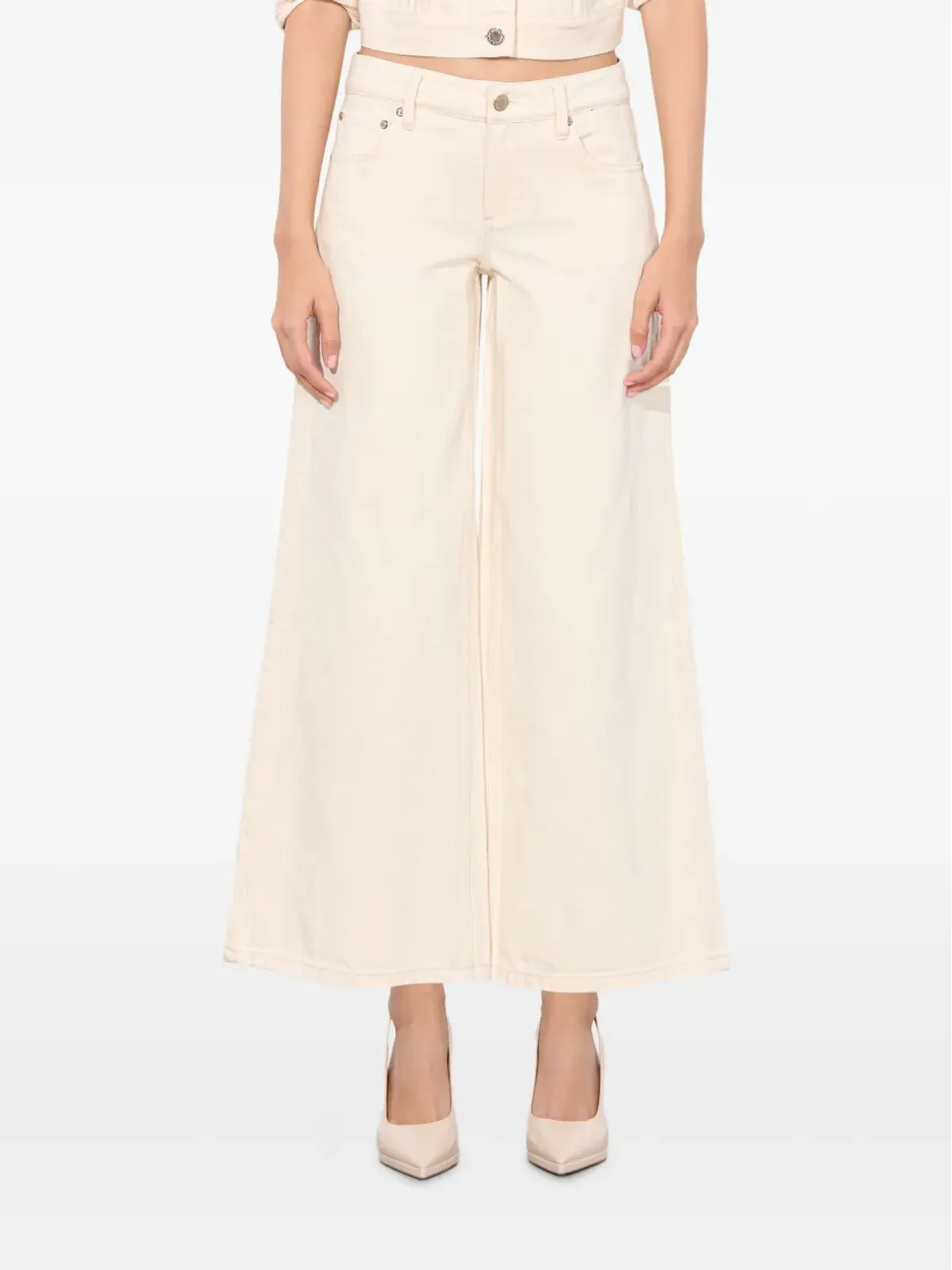 alice + olivia アメージング クロップドジーンズ - 画像4