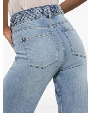 alice + olivia Juno braided jeans - Blue - サムネイル5