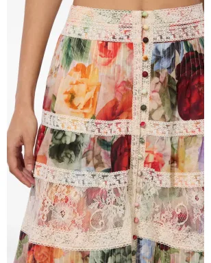 alice + olivia アディラ ティアード マキシスカート - サムネイル5