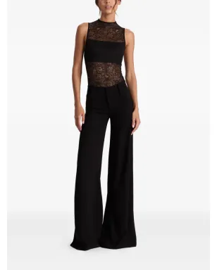 alice + olivia Nichol 花柄レース ボディスーツ ブラック - サムネイル2
