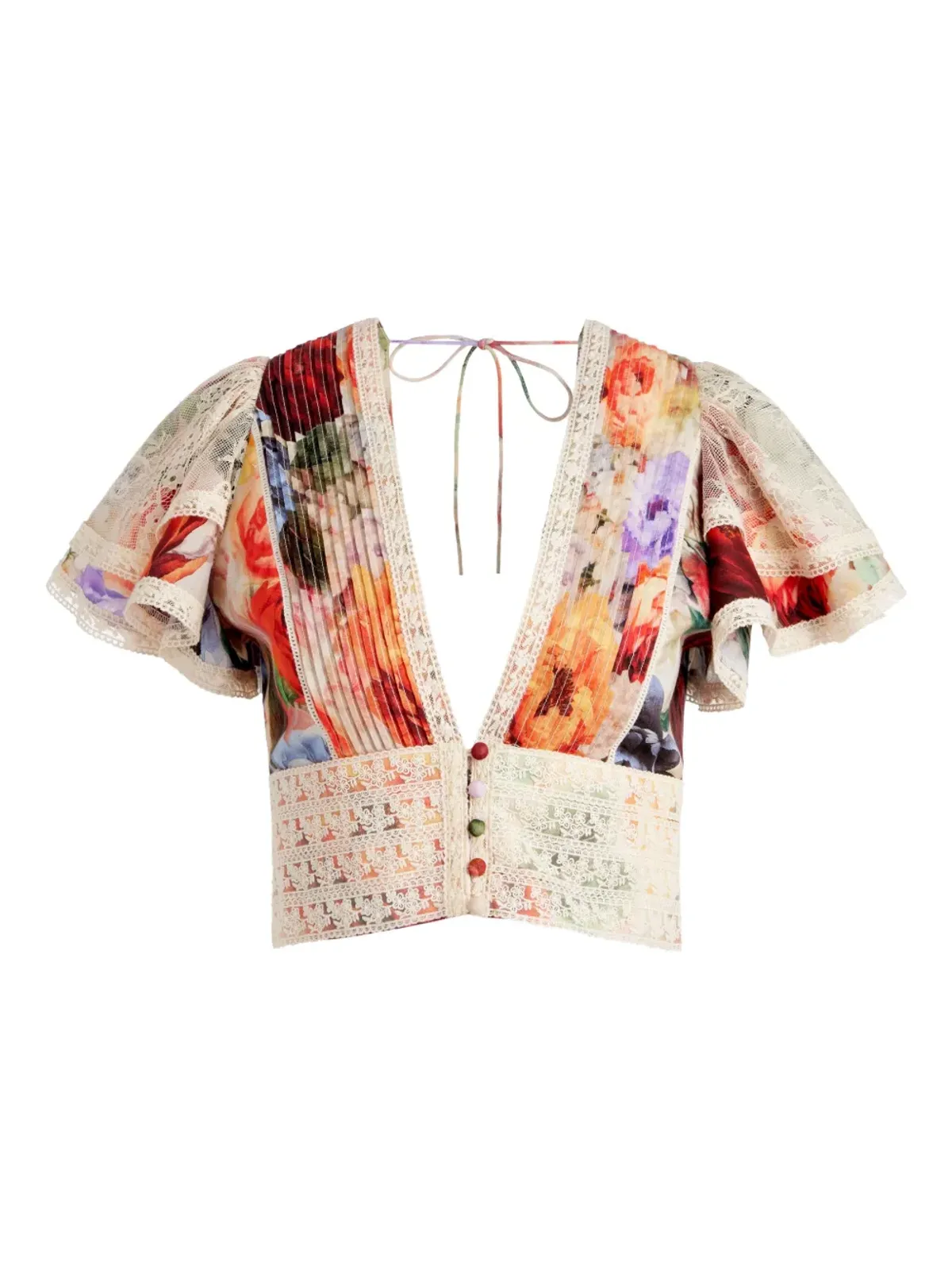 alice + olivia Keeleyフローラルプリント ブラウス - 画像1