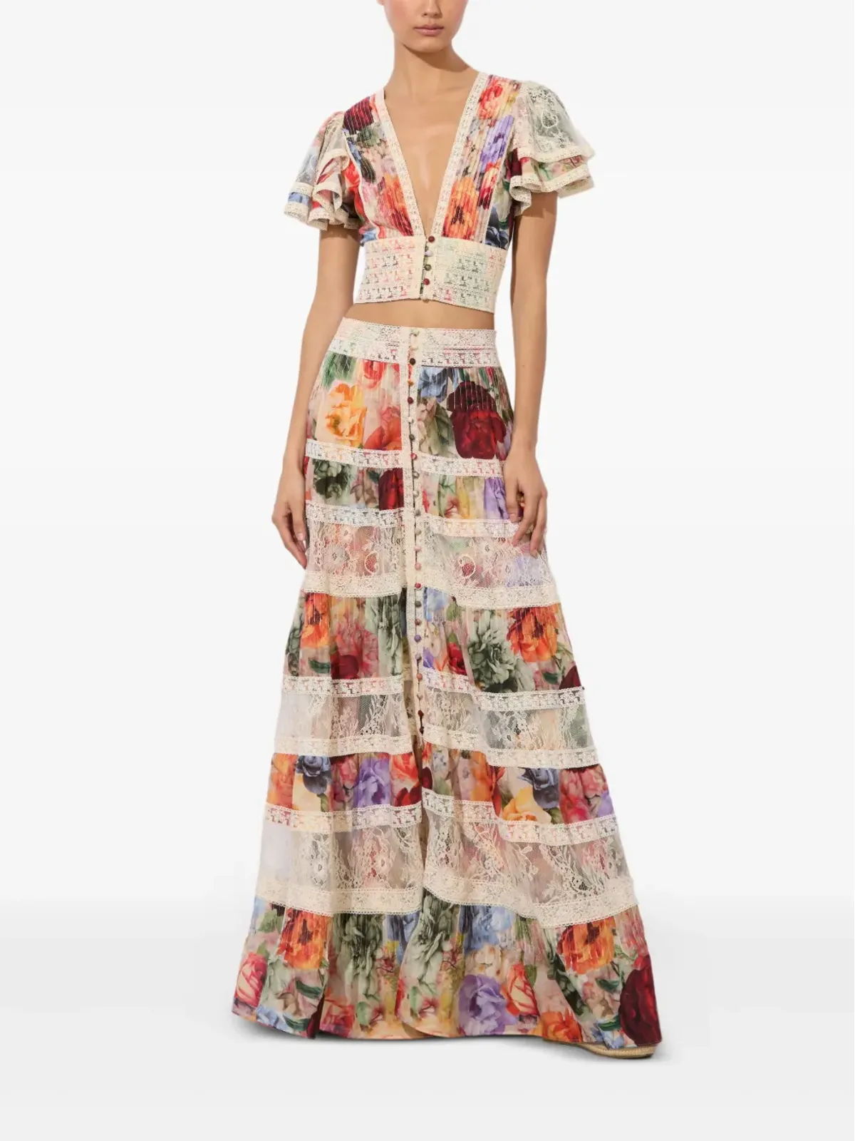 alice + olivia Keeleyフローラルプリント ブラウス - 画像2