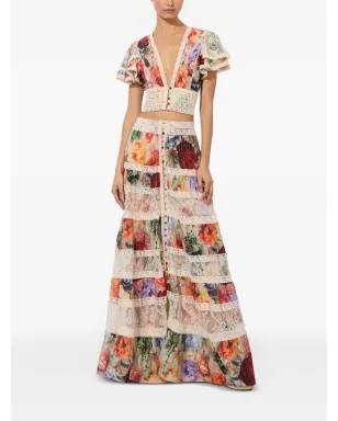 alice + olivia Keeleyフローラルプリント ブラウス - サムネイル2