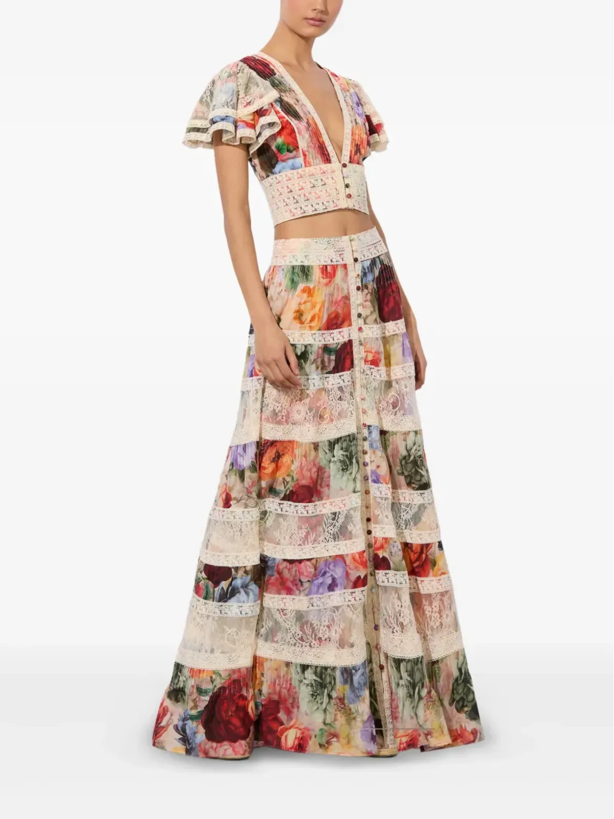 alice + olivia Keeleyフローラルプリント ブラウス - 画像3