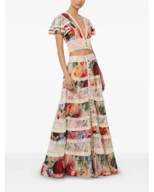 alice + olivia Keeleyフローラルプリント ブラウス - サムネイル3