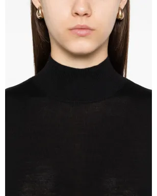 S Max Mara ハイネック・ノースリーブトップ（ブラック） - サムネイル5