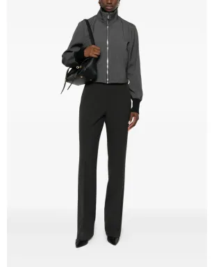 PINKO クロップドボンバージャケット - グレー - サムネイル2