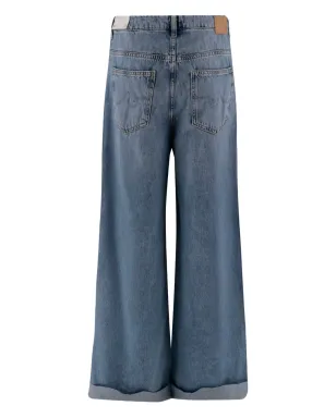 AG Jeans turn-up hem jeans - Blue - サムネイル2