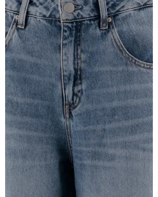 AG Jeans turn-up hem jeans - Blue - サムネイル3
