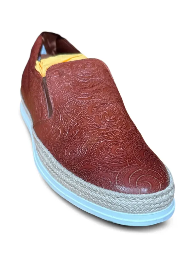 Tod's Tod's パターンレザー ローファー - レッドの商品画像
