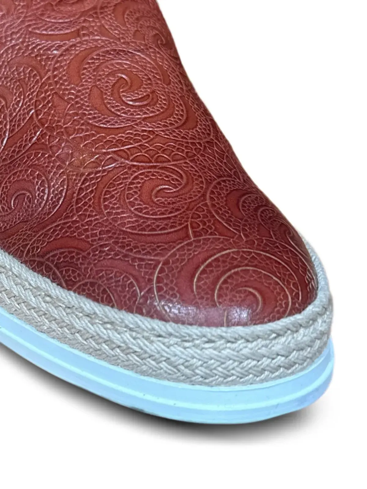 Tod's パターンレザー ローファー - レッド - 画像2