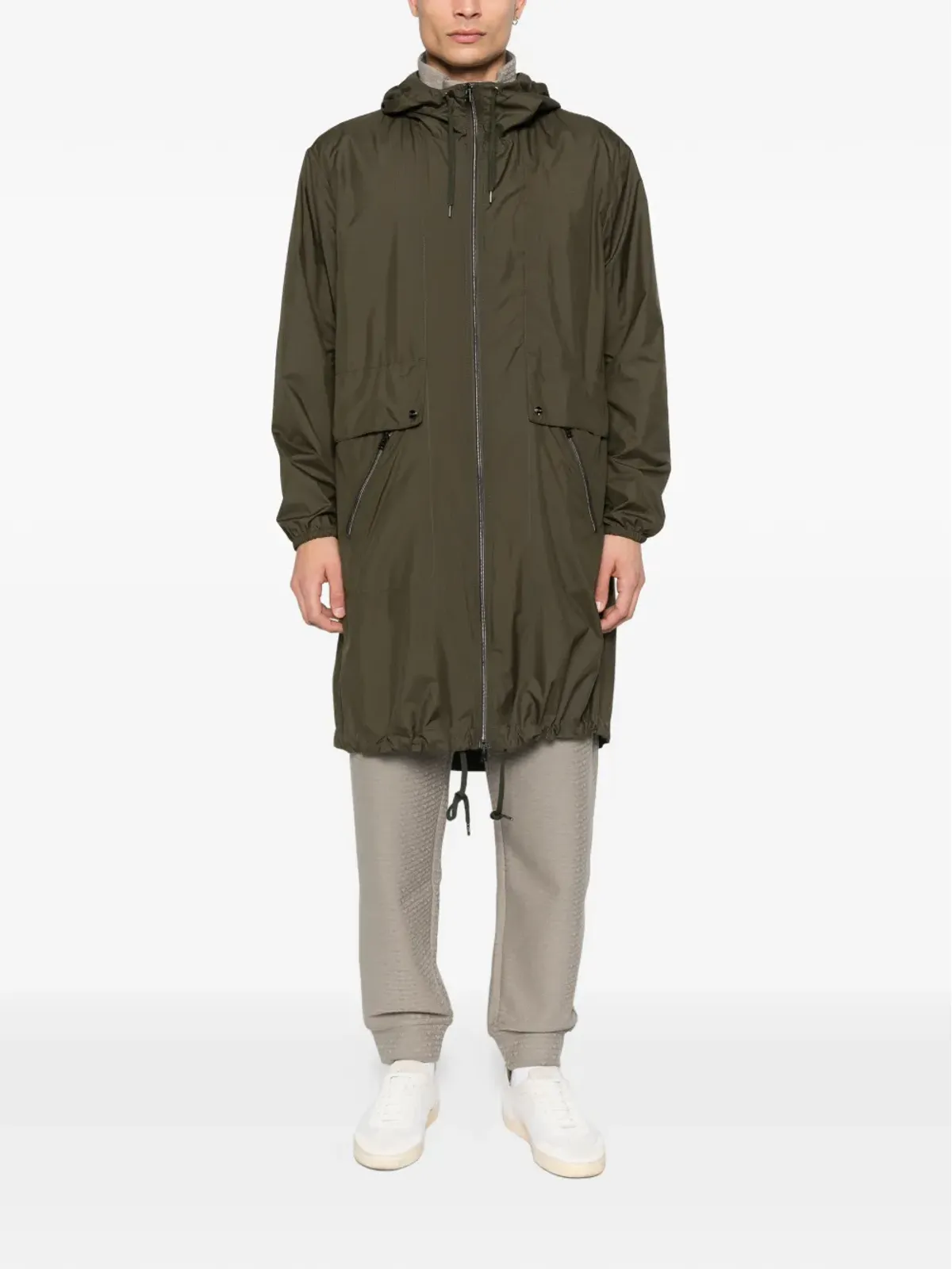 Herno hooded long windbreaker - 画像2