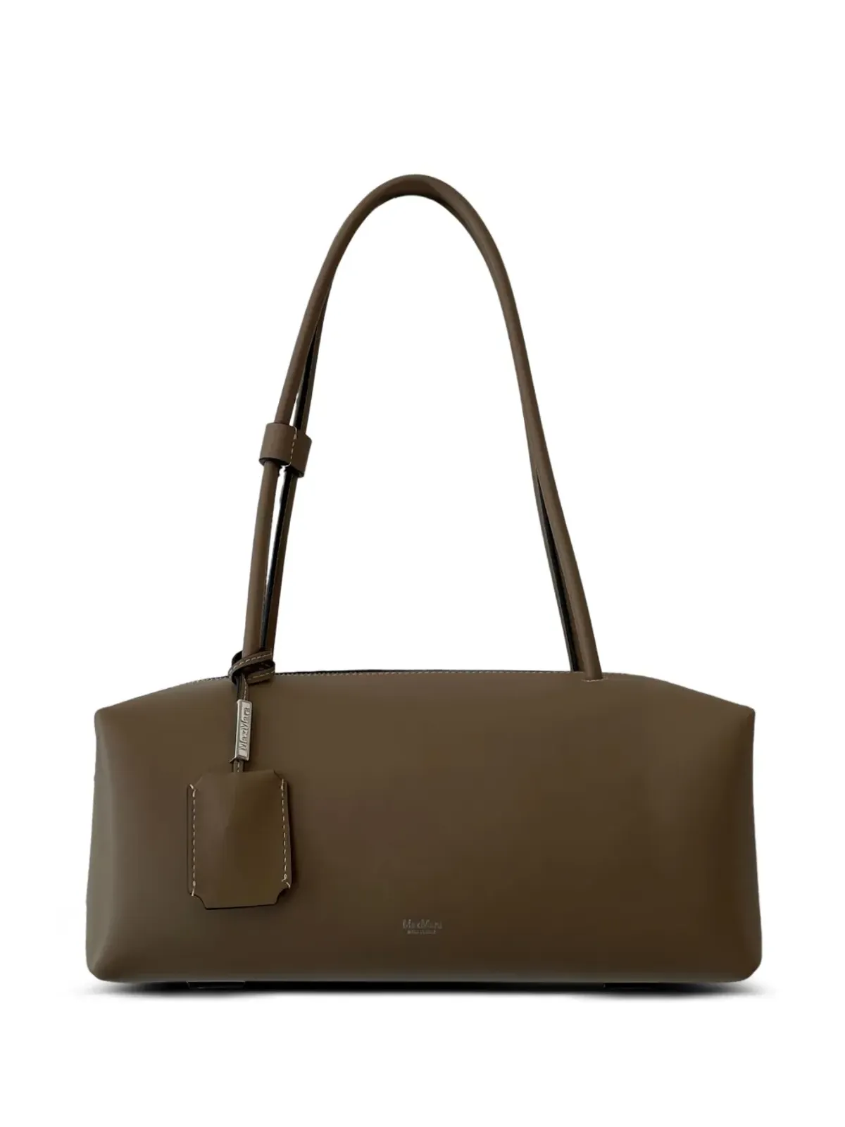 Max Mara レザー トップハンドル ショルダーバッグ - 画像1