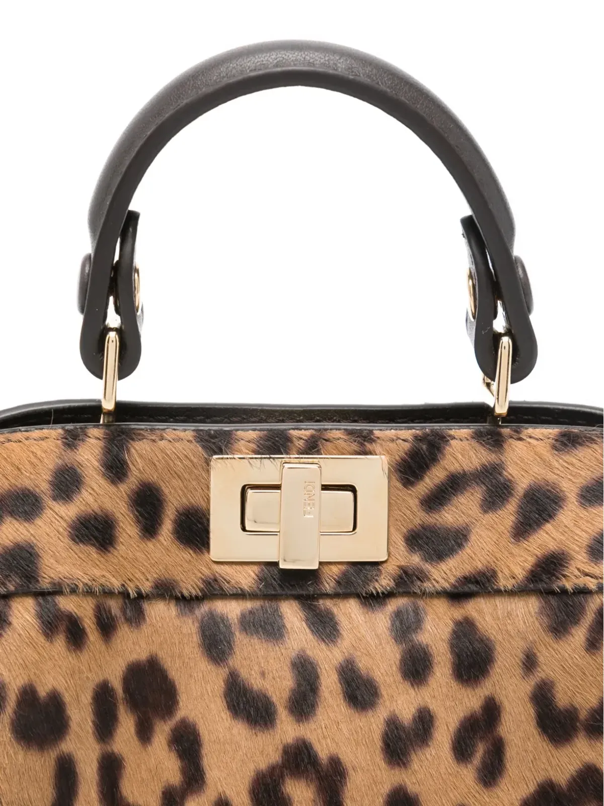 FENDI ピーカブー バッグ - ブラウン - 画像4