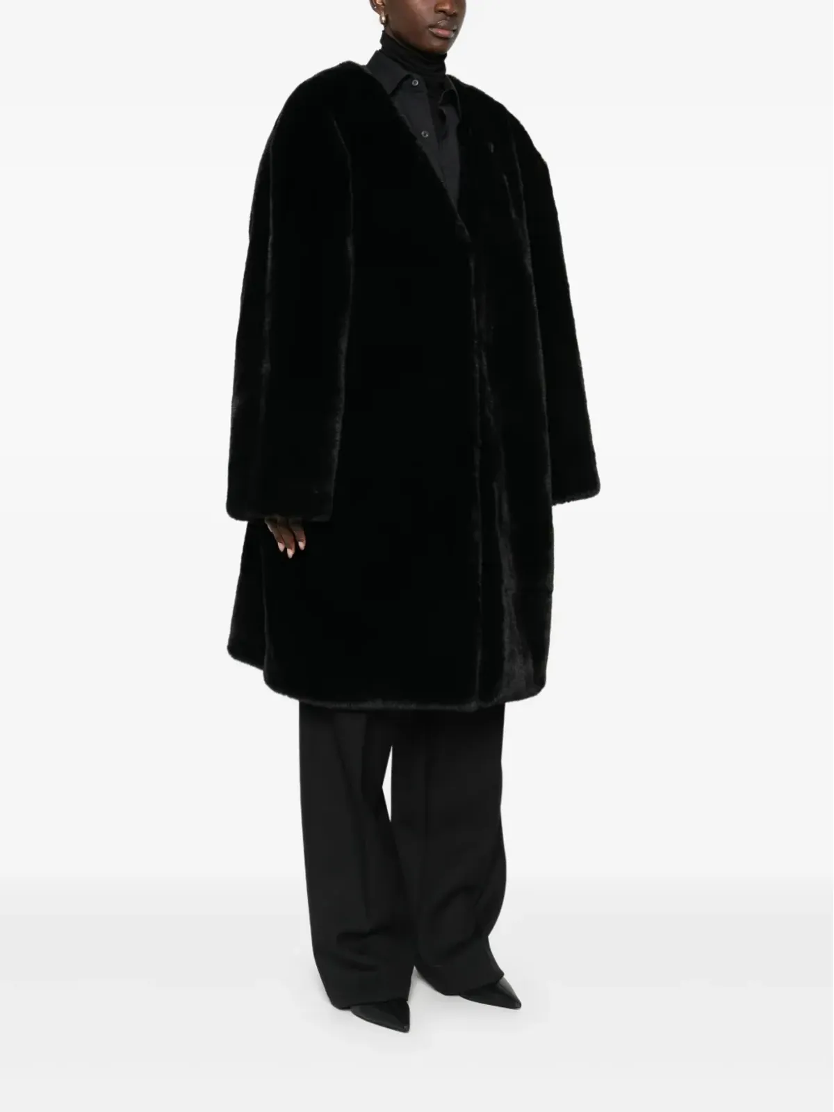 The Frankie Shop Materaファーコート - 画像3