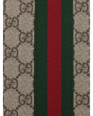 Gucci Ophidia GG Supreme Web-stripe クラッチバッグ - サムネイル5