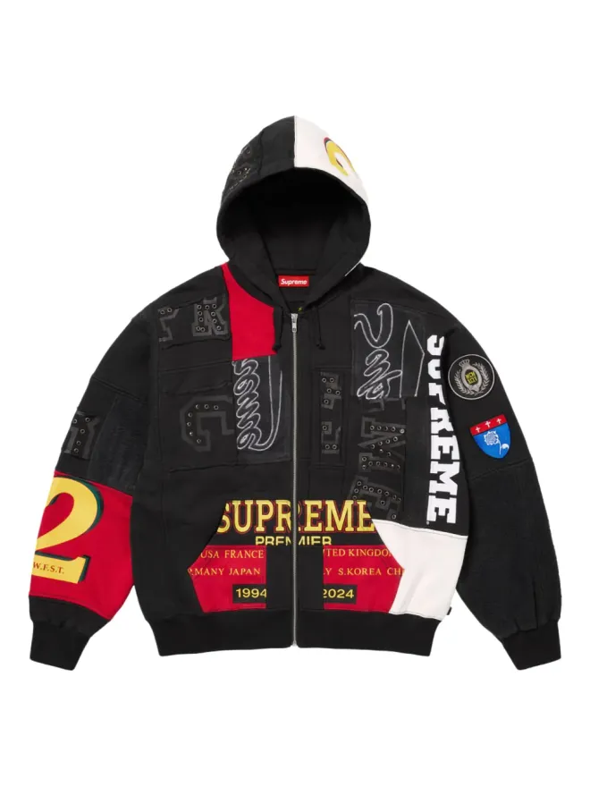 Supreme Supreme パッチワークジップアップフーディの商品画像