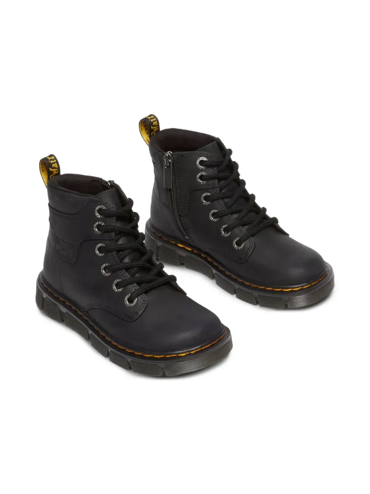 Dr. Martens Kids レースアップジップブーツ - 画像3