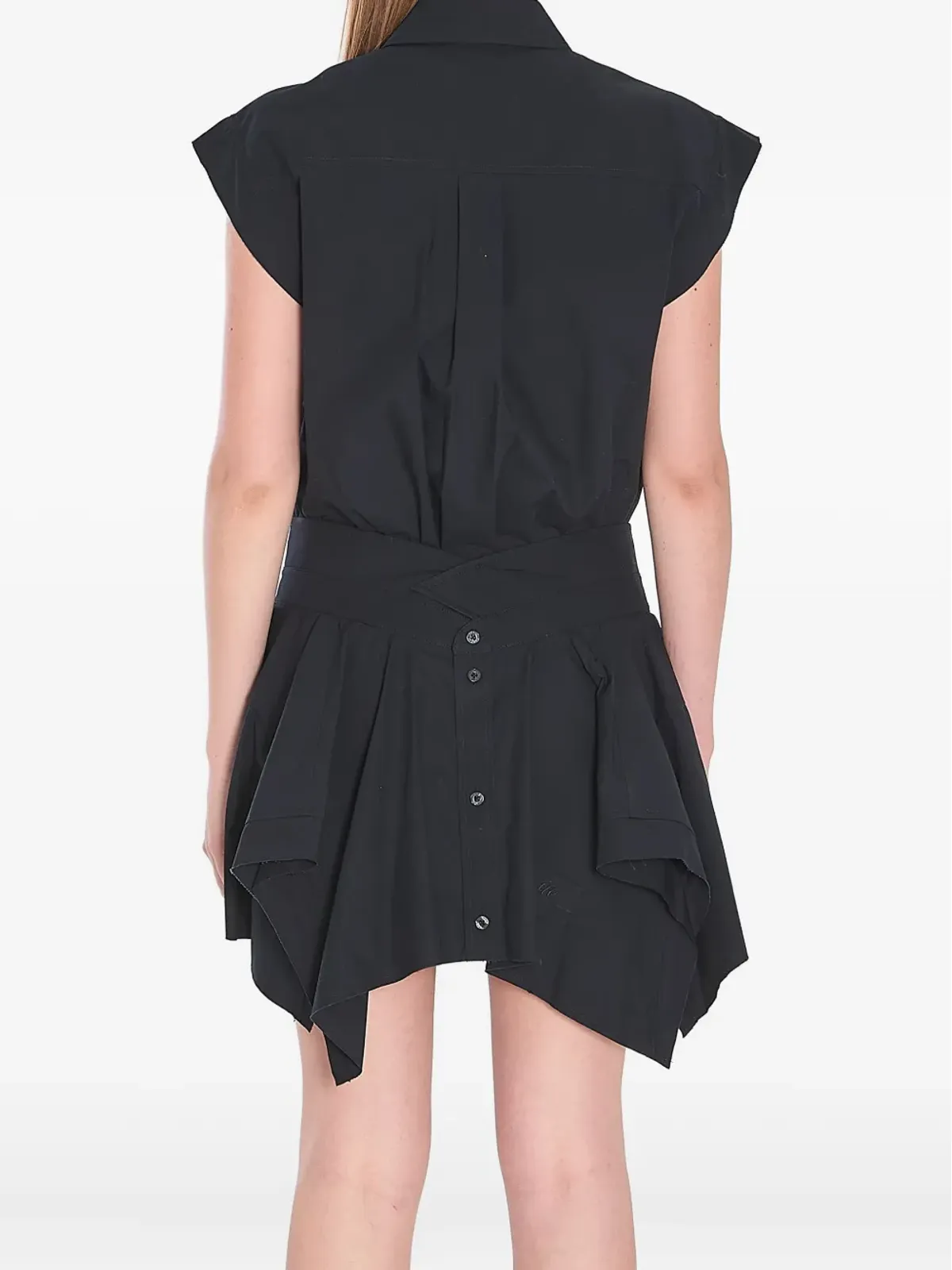 Alexander Wang コットンミニドレス - ブラック - 画像4