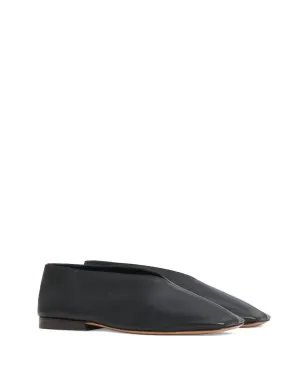 Mansur Gavriel レザー バレエフラット ブラック - サムネイル2