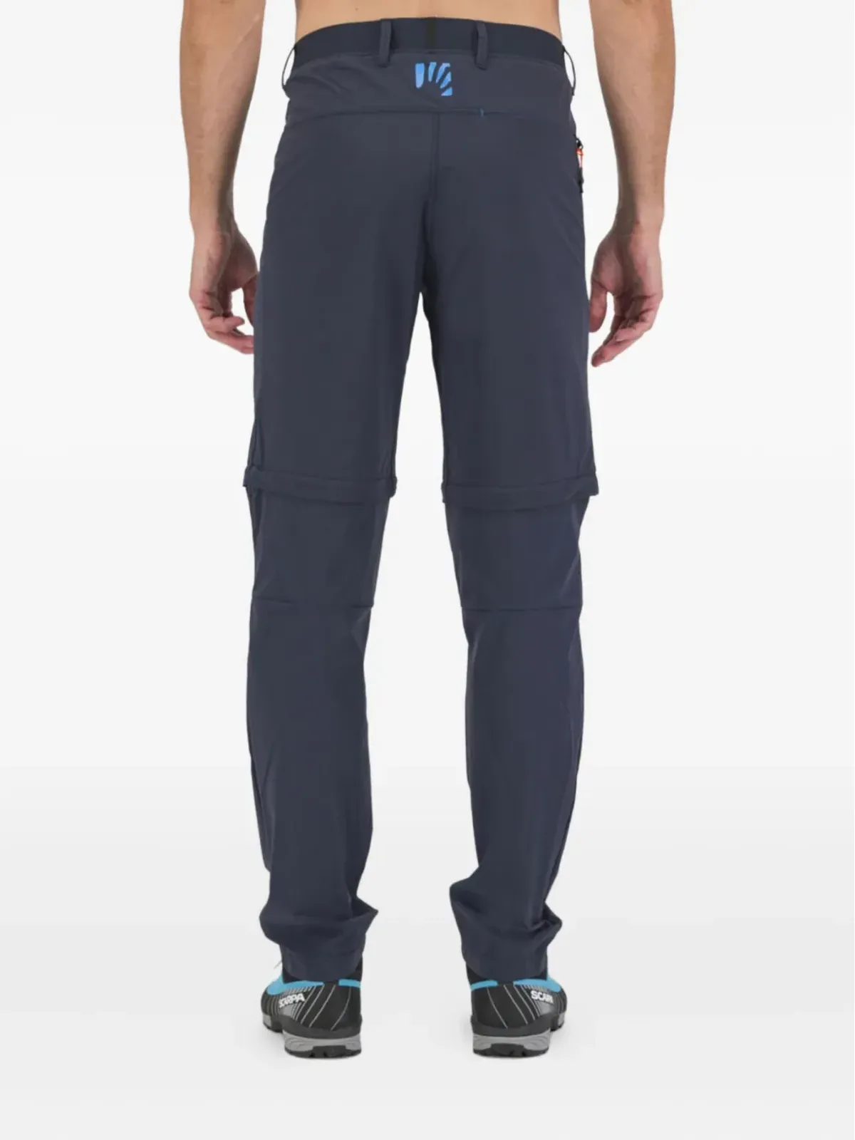 KARPOS logo-print performance track trousers - Blue - 画像2