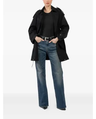 Dorothee Schumacher ベルテッド ダブルブレスト トレンチコート ブラック - サムネイル2