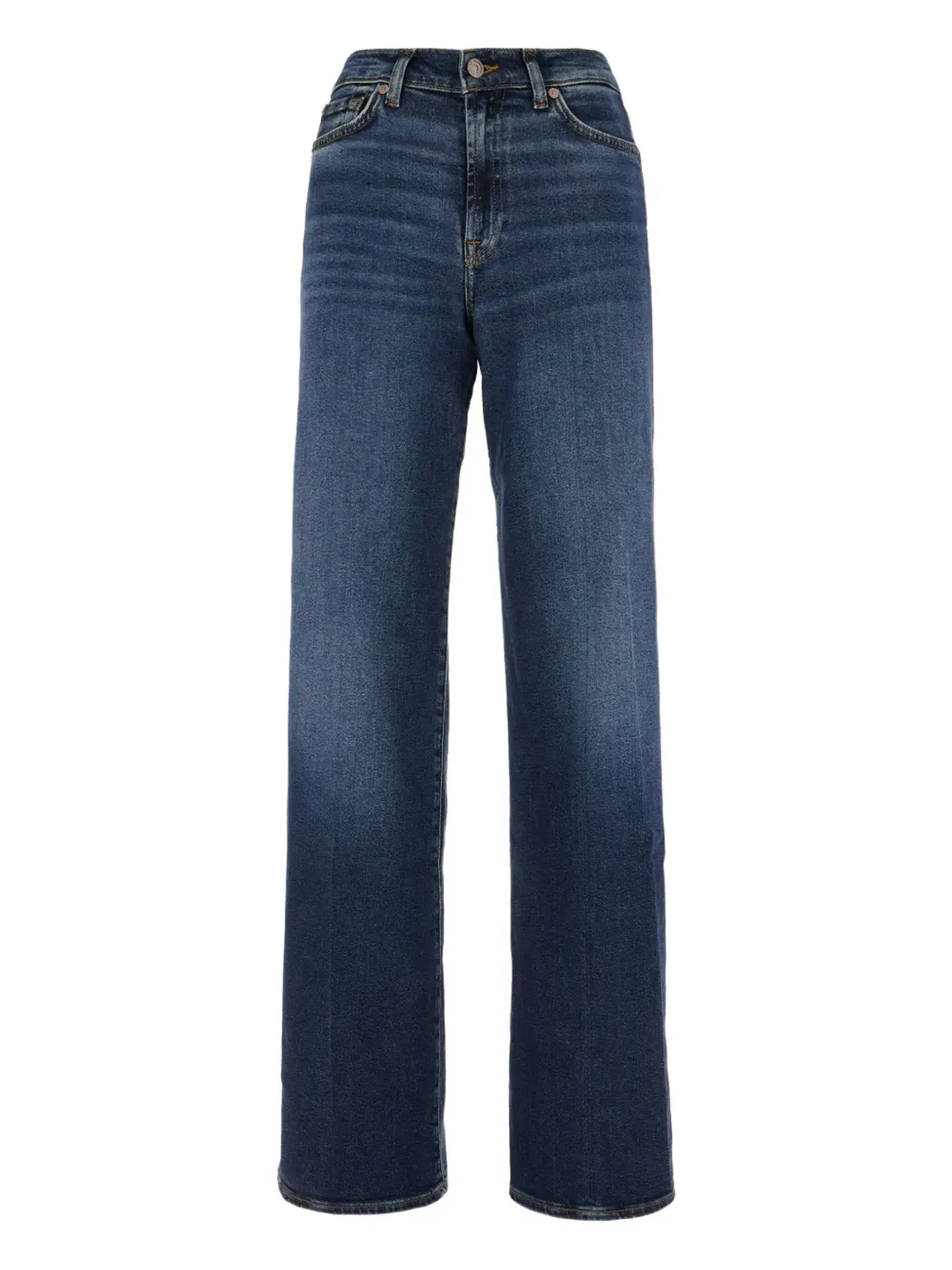 7 For All Mankind ハイウエストジーンズ - ブルー - 画像1