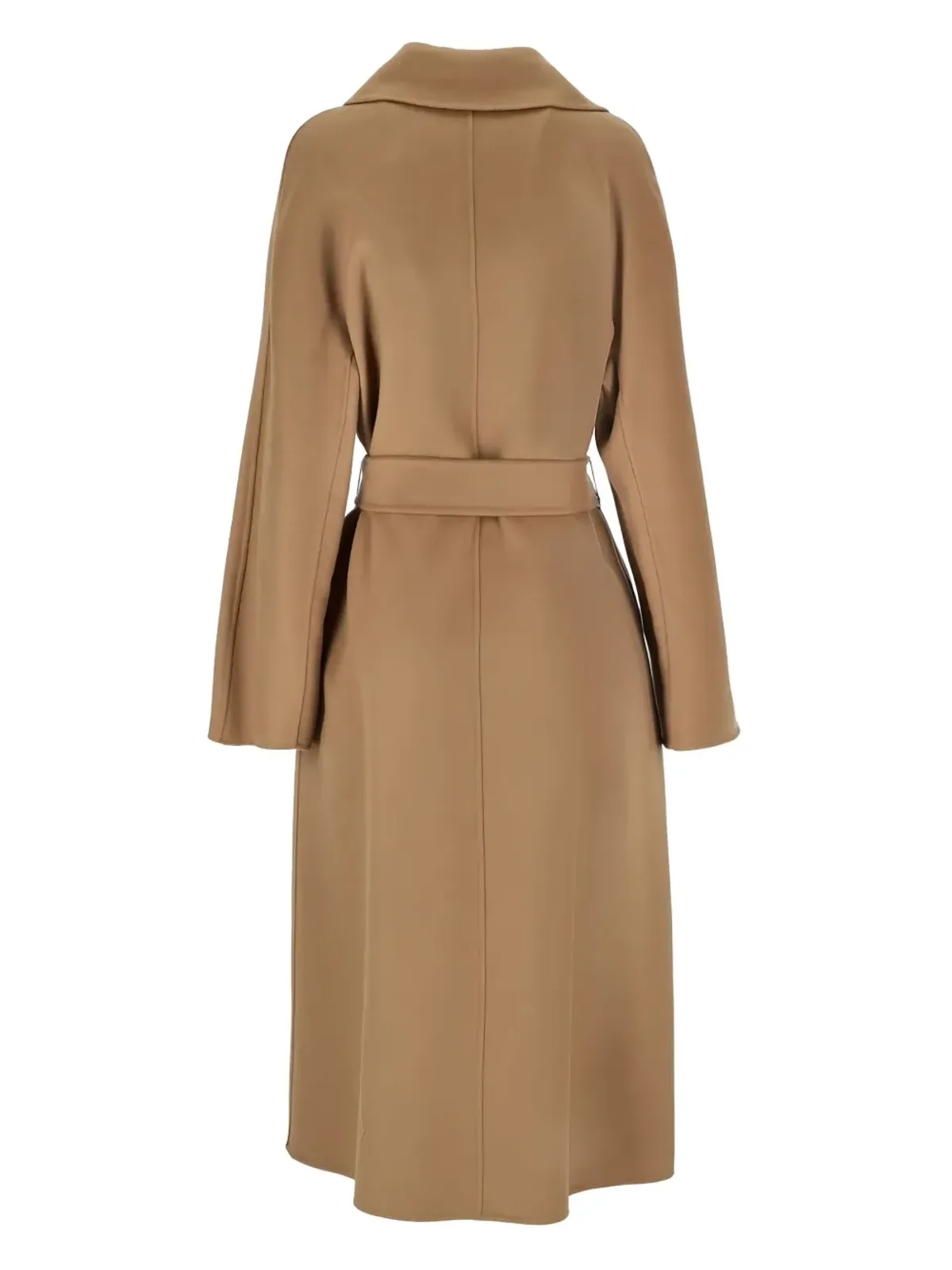 Max Mara ベルト付きラップコート（ブラウン） - 画像2