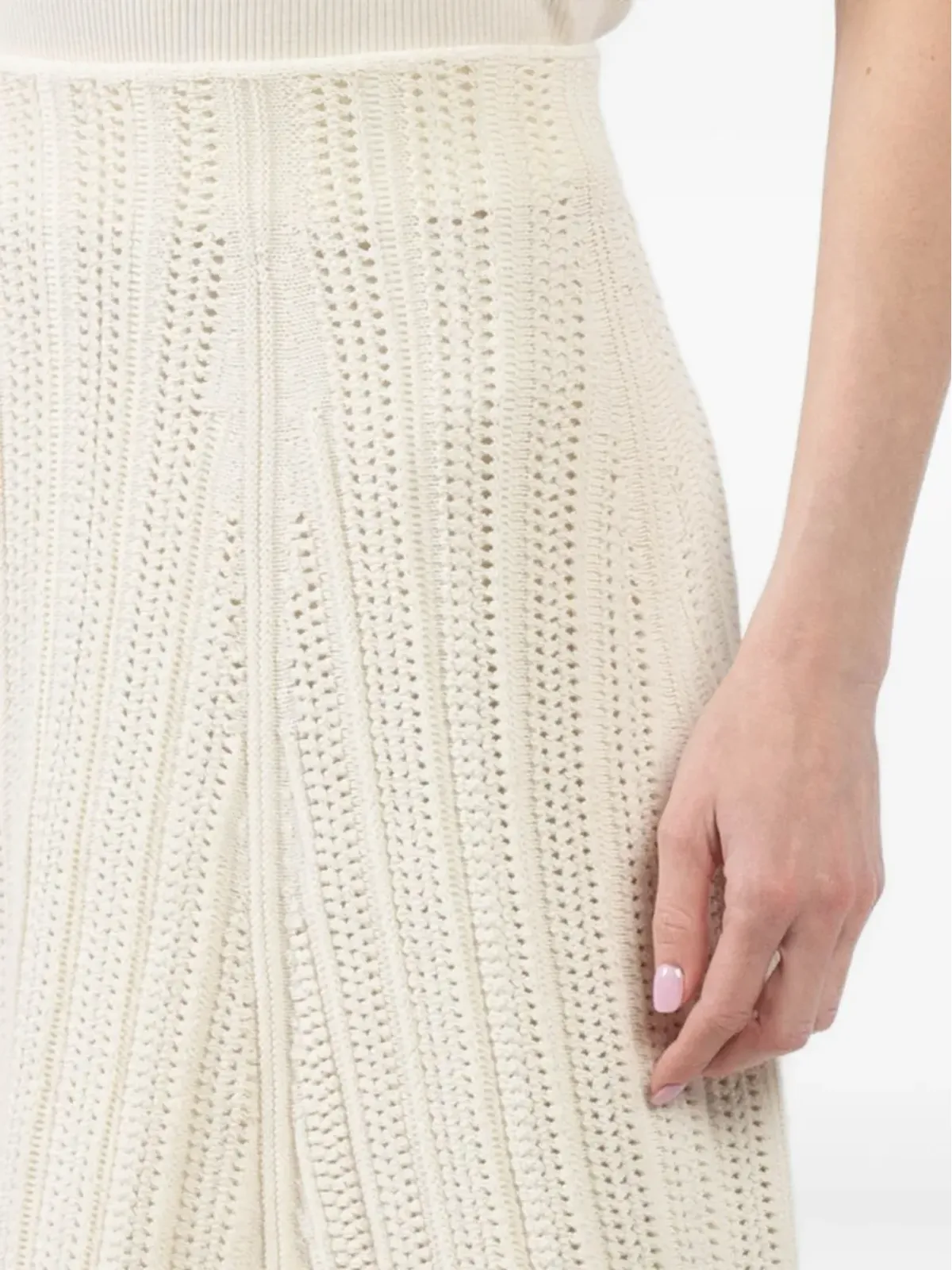 Dorothee Schumacher オープンニットミニスカート - 画像5