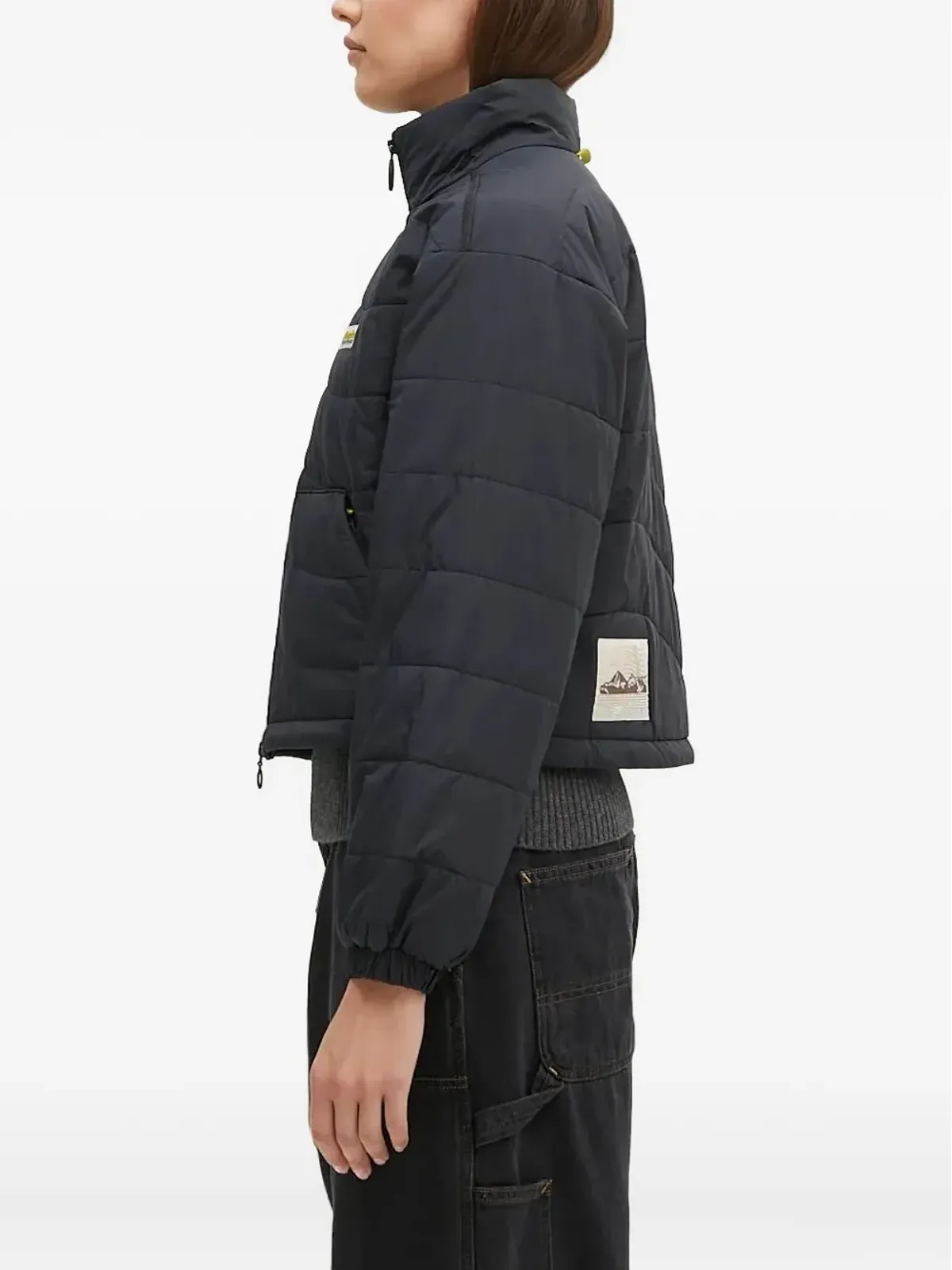 Columbia Wallowa キルテッド クロップドジャケット - ブラック - 画像3