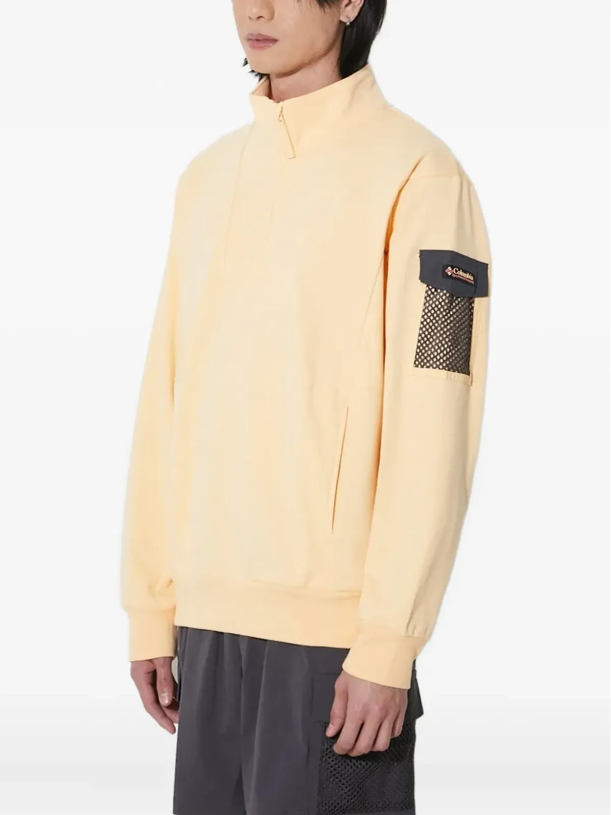Columbia ペイントピーク半ジップ メッシュポケット スウェットシャツ - 画像3