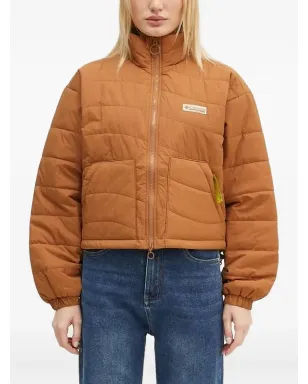 Columbia Wallowa™ キルテッド マウンテンプリント クロップド ダウンジャケット - サムネイル1