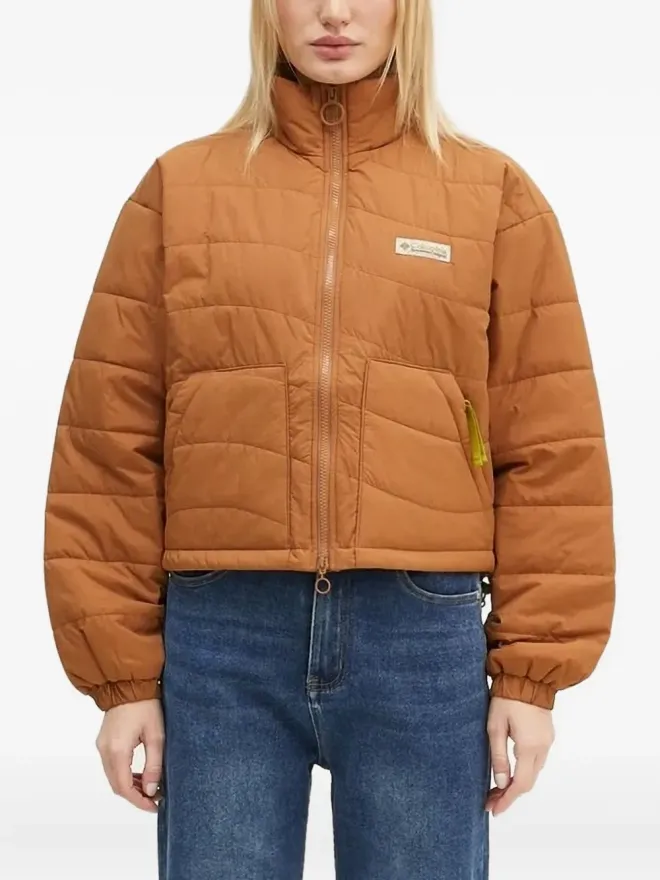 Columbia Columbia Wallowa™ キルテッド マウンテンプリント クロップド ダウンジャケットの商品画像