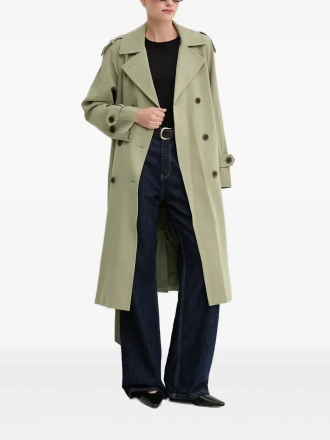 DKNY DKNY ベルト付きダブルブレストトレンチコートの商品画像