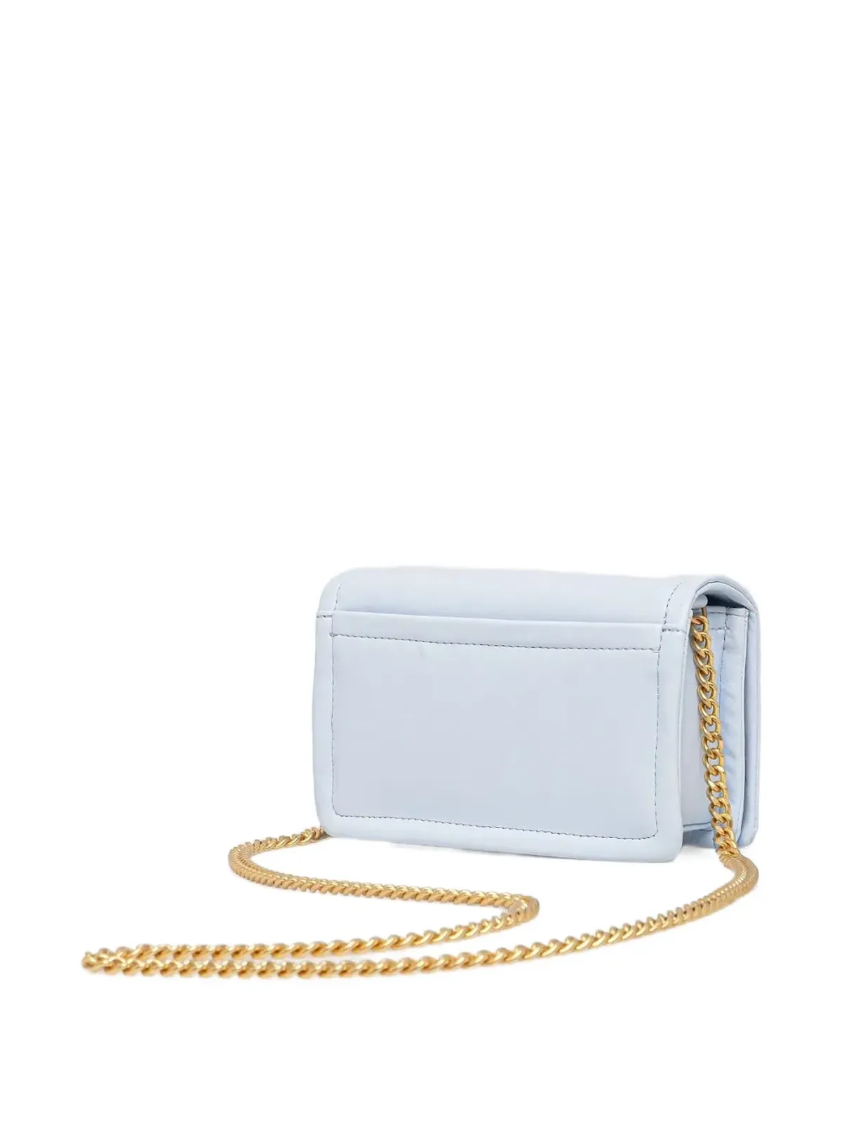 DKNY ロゴプレート チェーンストラップ ミニバッグ - ブルー - 画像2