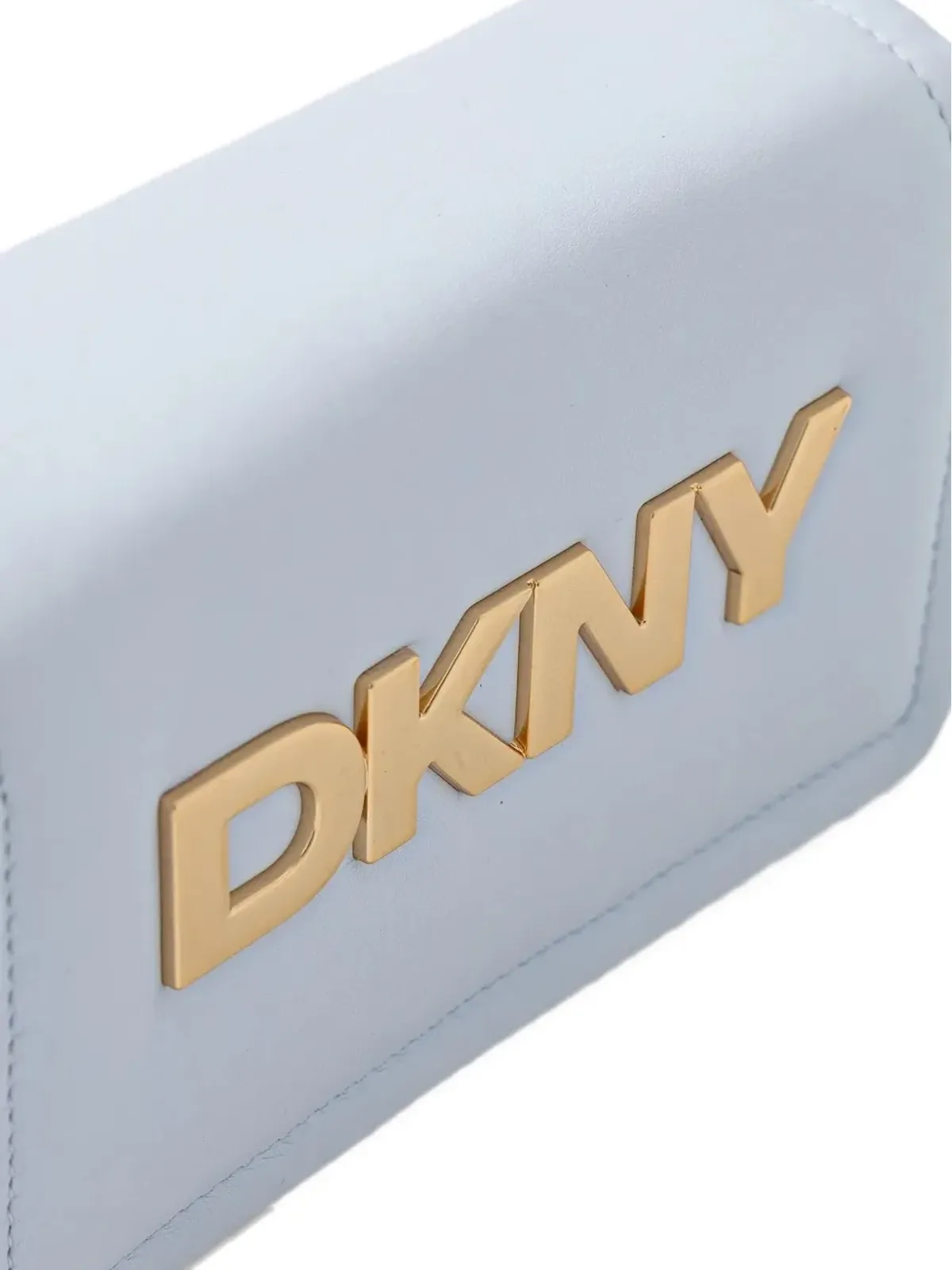 DKNY ロゴプレート チェーンストラップ ミニバッグ - ブルー - 画像3