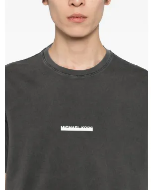 Michael Kors エンベリッシュドロゴ コットンTシャツ グレー - サムネイル4
