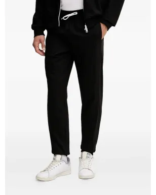 Ea7 Emporio Armani ロゴディテールジップアップスウェットシャツ（ブラック） - サムネイル3