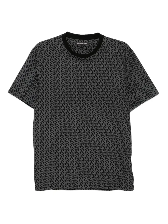 Michael Kors Michael Kors モノグラムプリント コットンTシャツの商品画像