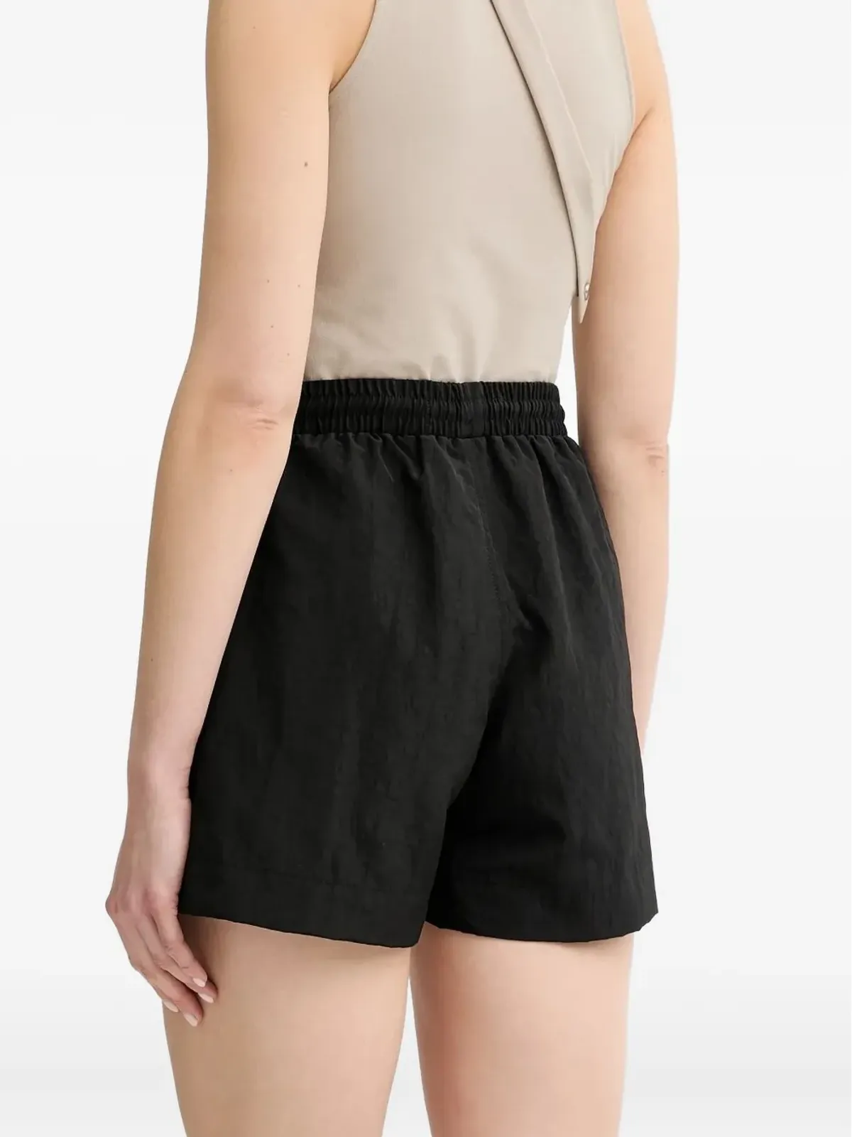 Won Hundred エラスティックウエストバンド プルオンショートパンツ - Black - 画像2
