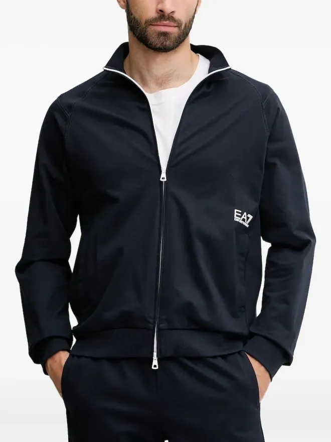 Ea7 Emporio Armani Ea7 Emporio Armani ジップアップ ロゴ トラックジャケットの商品画像