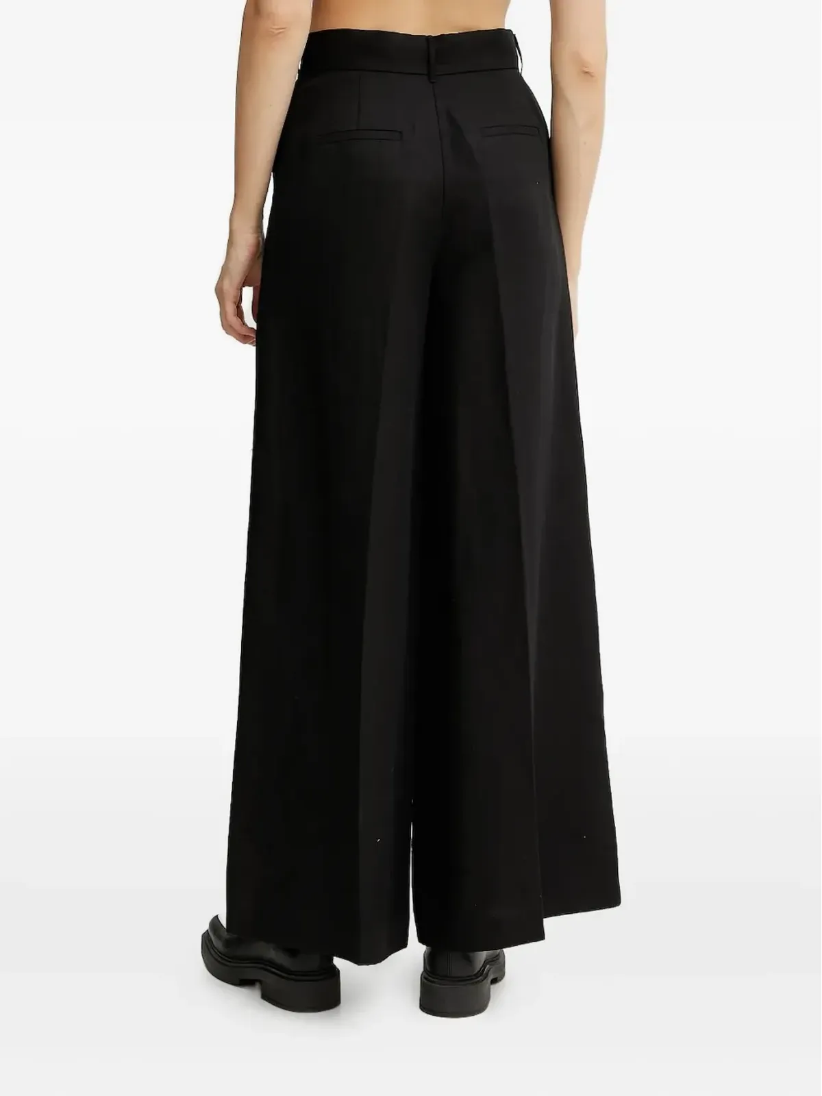 IVY OAK Piera Ann linen trousers - Black - 画像2