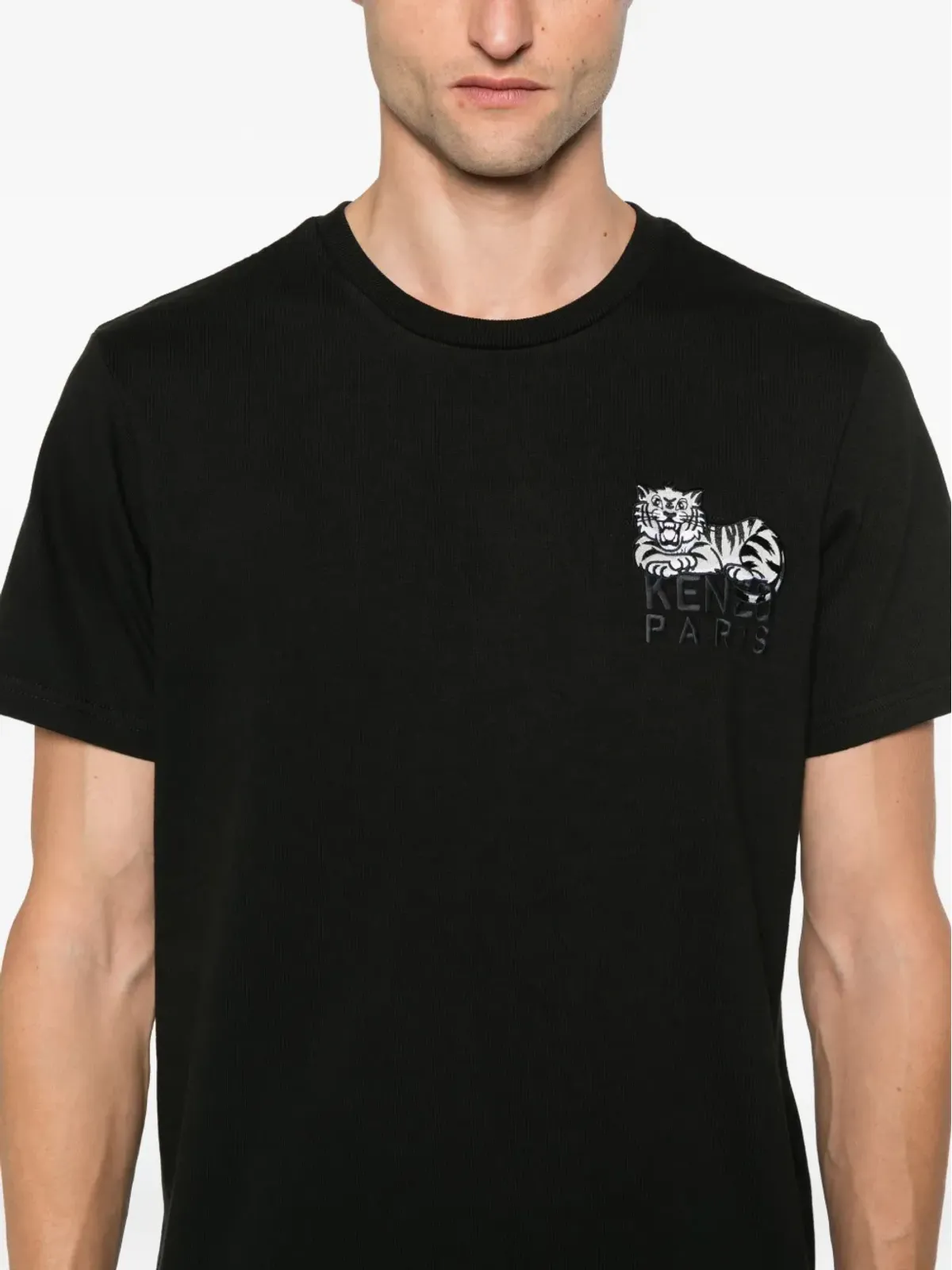 Kenzo ハッピータイガー コットン Tシャツ - ブラック - 画像4