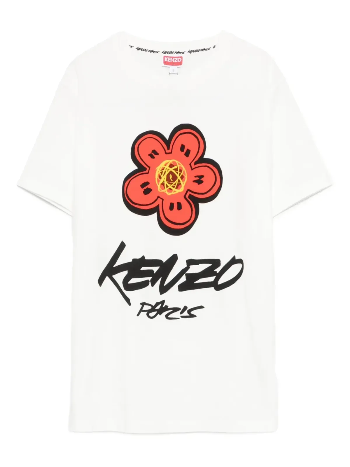 Kenzo Boke-flower Paris T-shirt - White - 画像1