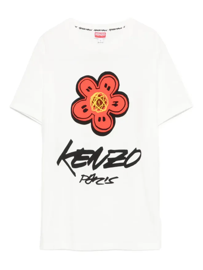 Kenzo Kenzo Boke-flower Paris T-shirt - Whiteの商品画像