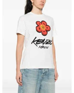 Kenzo Boke-flower Paris T-shirt - White - サムネイル3