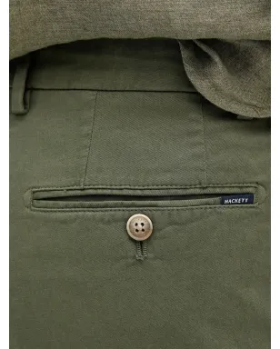 Hackett ボタンポケット付き ツイルショーツ グリーン - サムネイル3