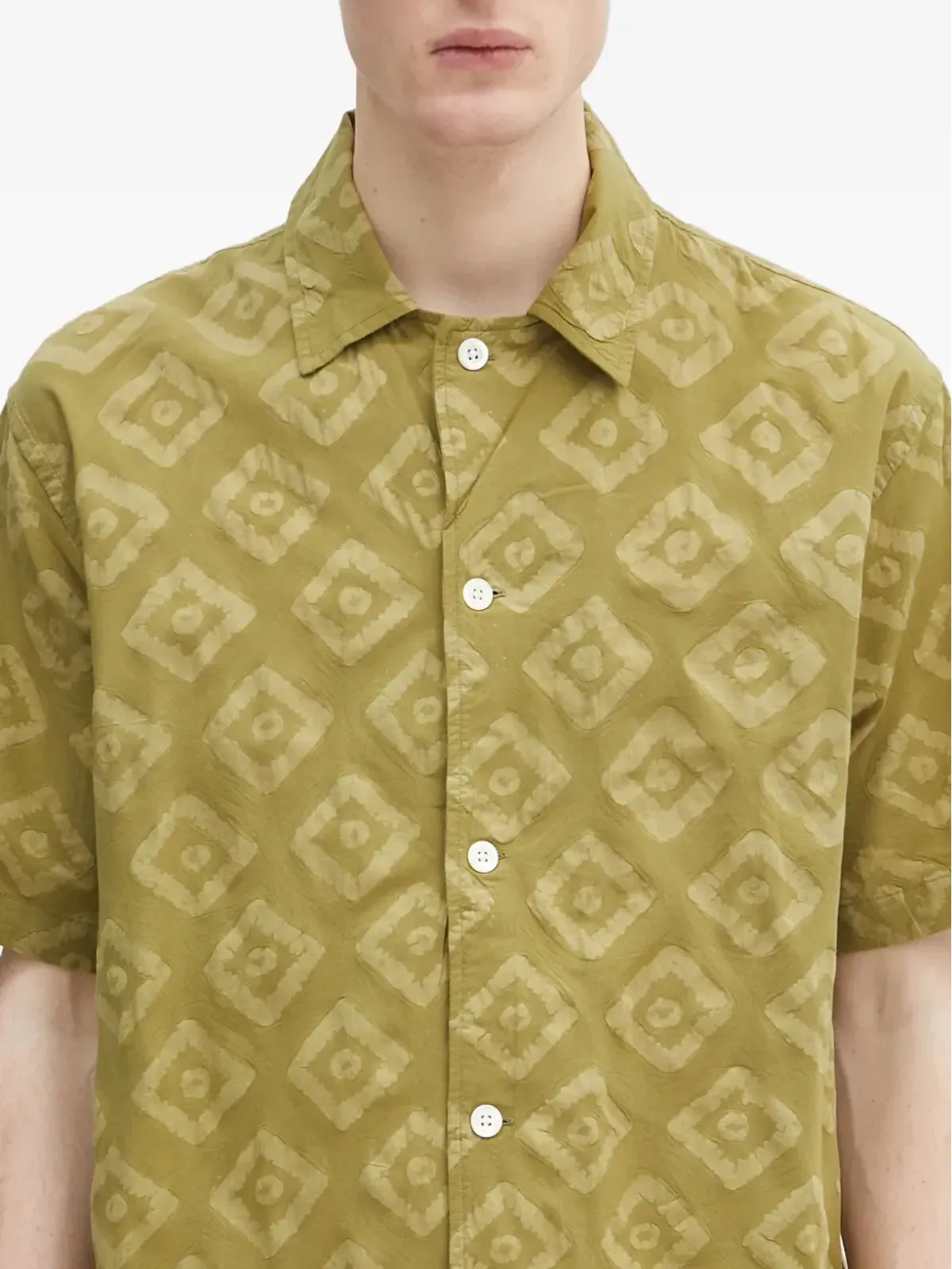 Norse Projects ダイヤモンド柄シャツ - 画像4
