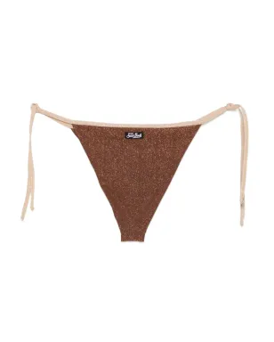MC2 Saint Barth Marielle lurex string bikini - Brown - サムネイル2
