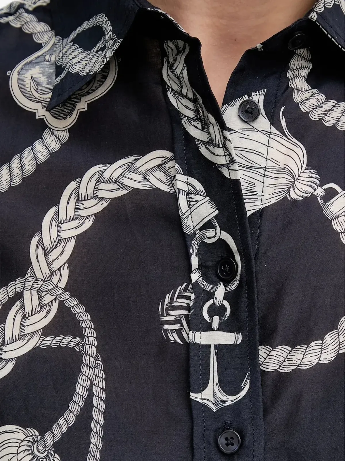 Gant ロープ柄長袖シャツ - 画像3